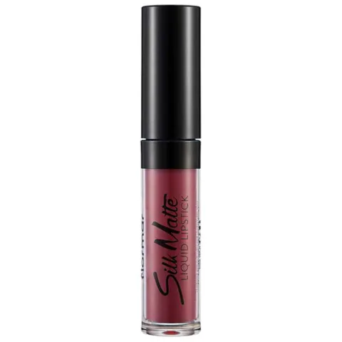 Ruj de buze lichid Silk Matte No 15 Pretty Plum, 4.5ml, Flormar