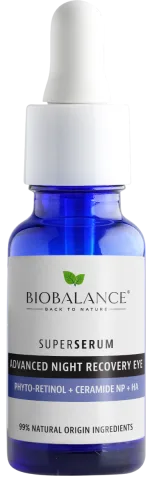 Super serum contur ochi pentru noapte antirid si intensiv reparator, 20ml, Bio Balance