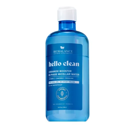 Apa micelara bifazica Ceramide Booster Hello Clean, 500ml, Bio Balance