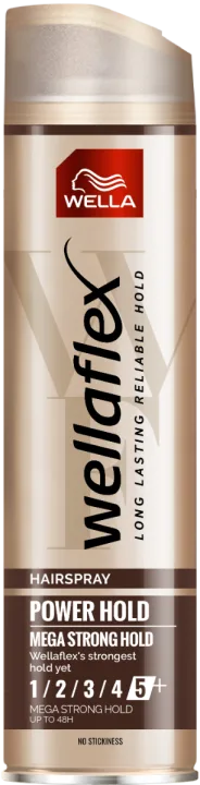 Fixativ cu grad de fixare 5 Mega Strong Hold  Wellaflex, 250ml, Wella