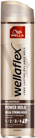Fixativ cu grad de fixare 5 Mega Strong Hold Wellaflex, 250ml, Wella