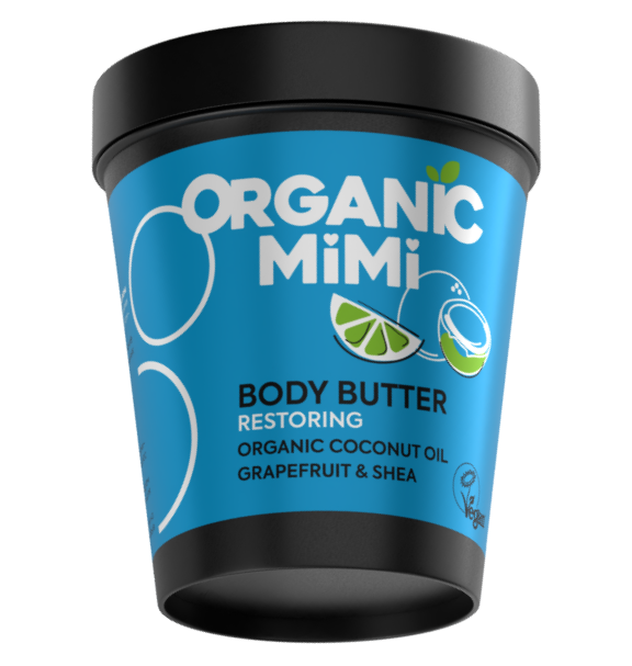 Unt de corp reparator cu cocos si grapefruit, 200ml, Organic Mimi