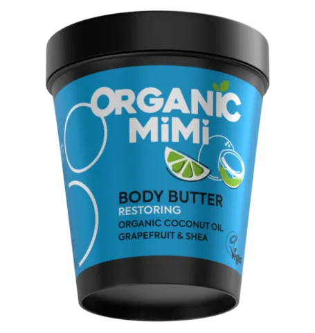 Unt de corp reparator cu cocos si grapefruit, 200ml, Organic Mimi