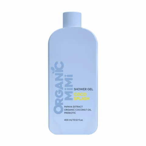 Gel de dus revigorant Coco Splash, 400ml, Organic Mimi