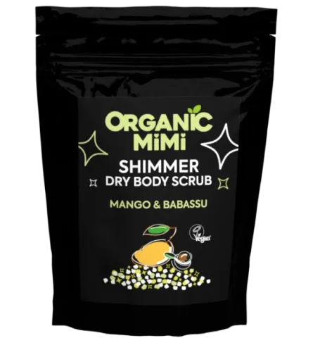Scrub de corp stralucitor cu mango si babassu, 150g, Organic Mimi