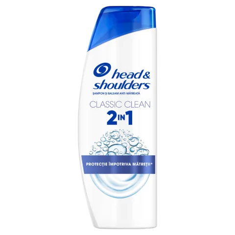 Sampon pentru par normal anti-matreata Classic Clean, 250ml, Head&Shoulders