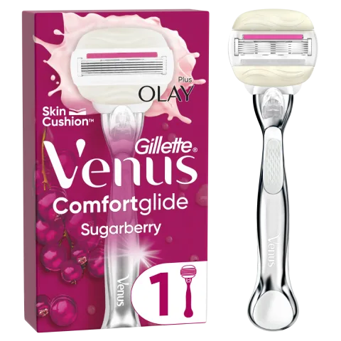 Aparat de ras pentru femei Venus ComfortGlide Sugarberry, 1 bucata, Gillette