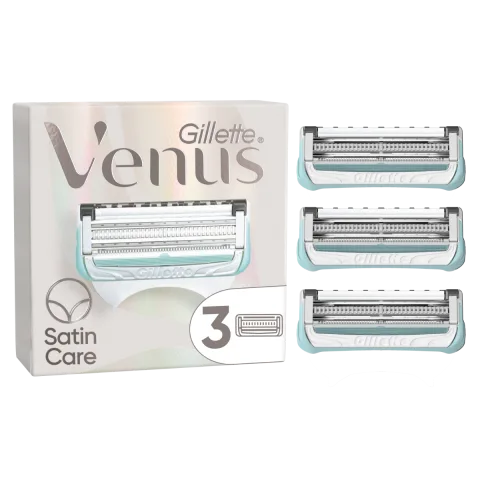 Set rezerve aparat ras pentru zona intima Venus Satin Care, 3 bucati, Gillette