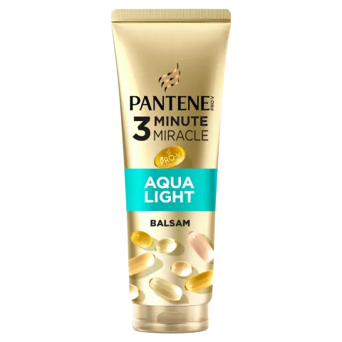 Balsam pentru par fin Pro-V Aqualight 3 Minute Miracle, 220ml, Pantene