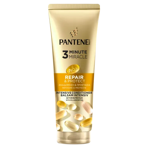 Balsam pentru par fragil si uscat Pro-V Repair & Protect 3 Minute Miracle, 220ml, Pantene
