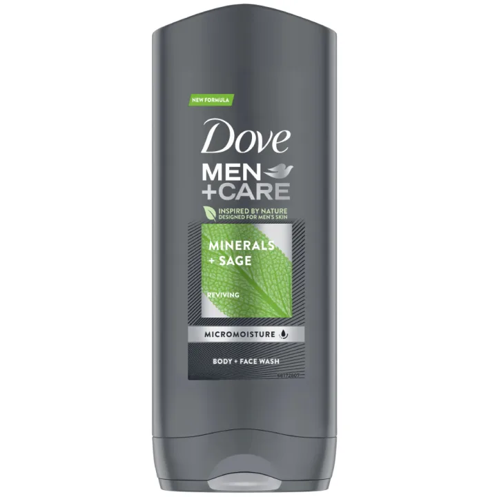 Gel de dus Minerals Sage, 400ml, Dove