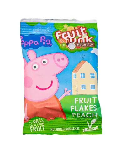 Fulgi din fructe cu piersici Peppa Pig, 16g, Fruit Funk