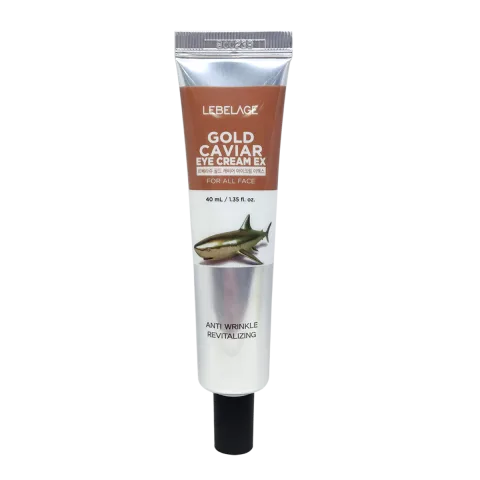 Crema pentru conturul ochilor cu Extract de Caviar si Centella Asiatica Gold Caviar, 40ml Lebelage