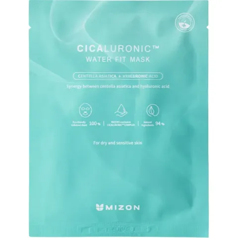Masca de fata calmanta Cicaluronic Water Fit, 24ml, Mizon