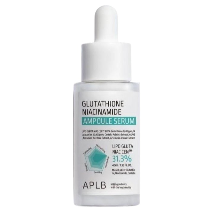Ser facial Ampoule cu Glutathione si Niacinamide, 40ml, APBL
