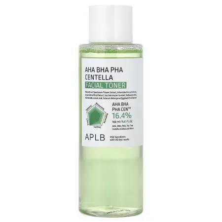 Toner facial AHA BHA PHA Centella, 160ml, APLB