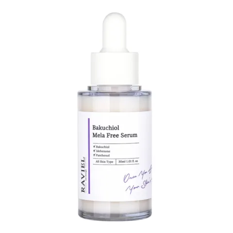 Ser pentru fata cu bakuchiol Mela Free, 30ml, Raviel