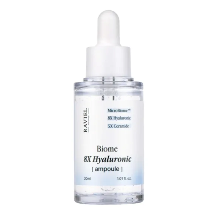 Ser pentru fata Biome 8X Hyaluronic, 30ml, Raviel