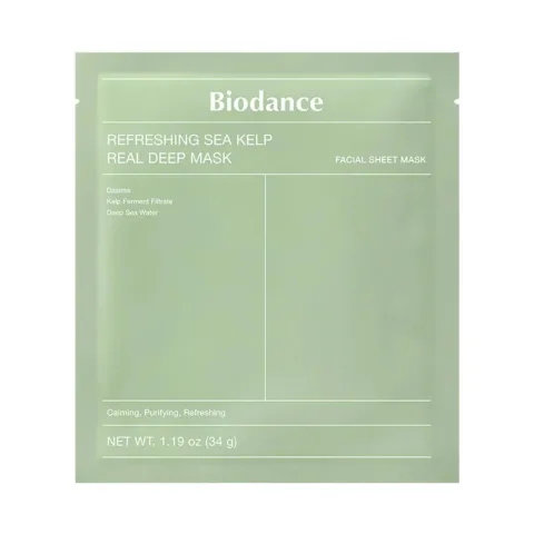 Masca cu alge marine Refreshing Sea Kelp Real Deep Mask, 34g, Biodance