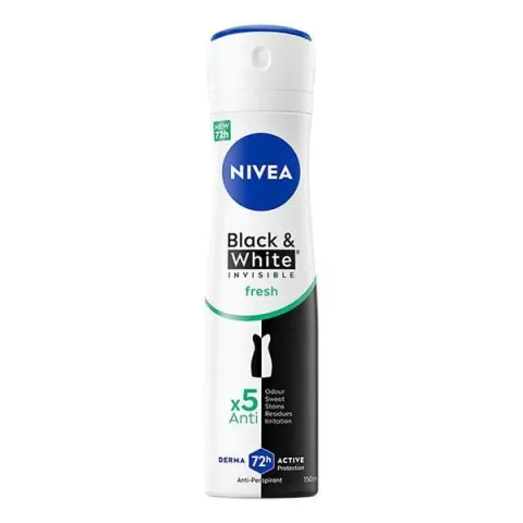 Deodorant spray pentru femei Black & White Fresh, 150ml, Nivea