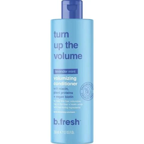 Balsam de par pentru volum cu biotina vegana Turn Up the Volume, 355ml, B.fresh
