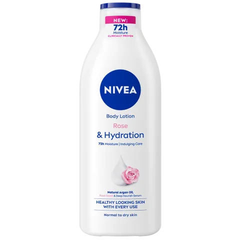 Lotiune de corp hidratanta cu trandafir, 400ml, Nivea