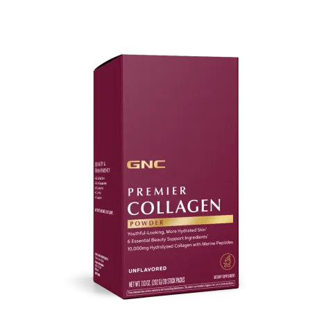 Premier Collagen Powder Formula Premium de Colagen fara Aroma, 20 plicuri x 10.01g, GNC