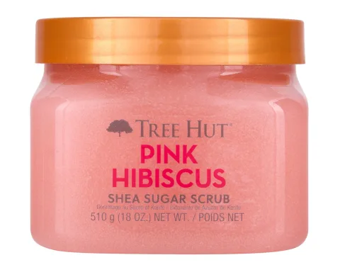 Scrub de corp Pink Hibiscus Shea Sugar, 510g, Tree Hut