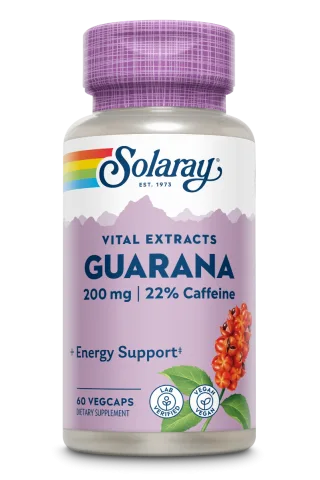 Guarana Solaray, 60 capsule vegetale, Secom