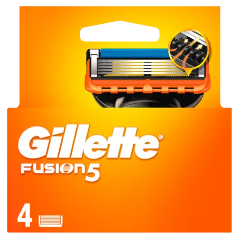 Set rezerve aparat ras pentru barbati Fusion5, 4 bucati, Gillette
