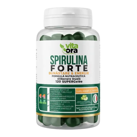 Spirulina forte, 120 jeleuri, Vita Ora