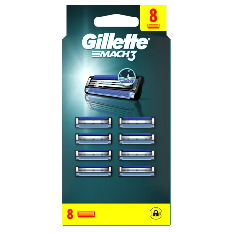 Set rezerve aparat de ras Mach3, 8 bucati, Gillette