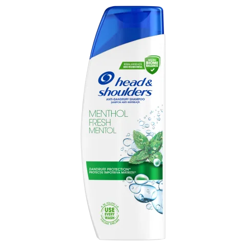 Sampon pentru orice tip de par anti-matreata Menthol Fresh, 250ml, Head & Shoulders