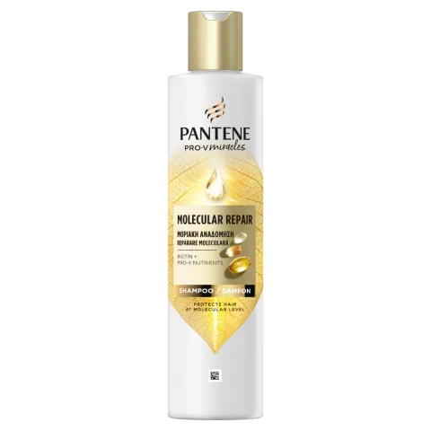 Sampon pentru par uscat si deteriorat cu biotina Pro-V Miracles Molecular, 250ml, Pantene