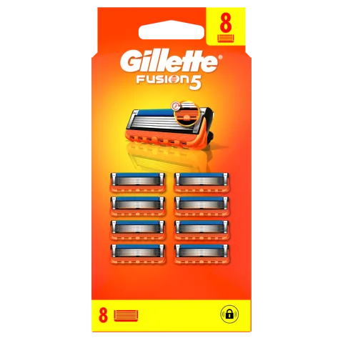 Set rezerve aparat ras Fusion5, 8 bucati, Gillette