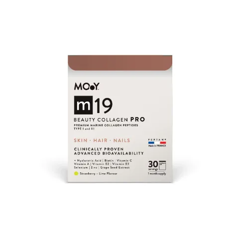 Colagen marin Beauty M19 cu aroma de capsuni si lime, 240g, Molecules of Youth