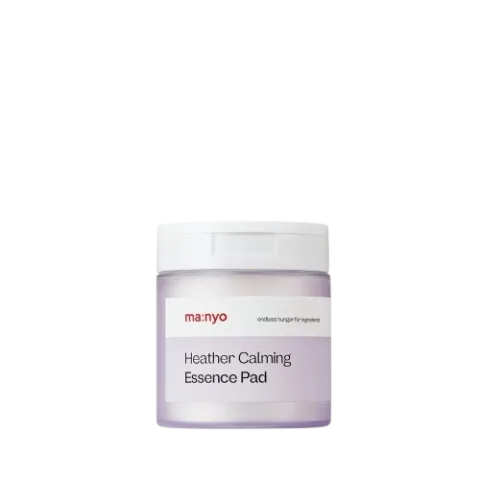 Dischete imbibate cu ser Heather Calming Essence Pad, 60 bucati, Ma:nyo