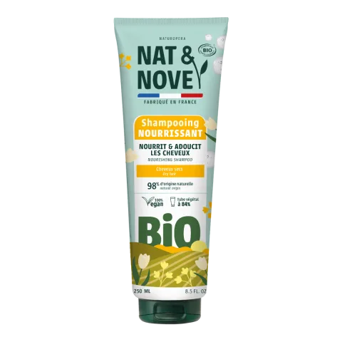 Sampon hranitor pentru par uscat cu extract de ovaz Bio, 250ml, Nat&Nove