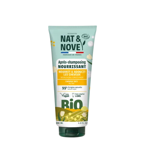 Balsam hranitor pentru par uscat cu extract de ovaz Bio, 200ml, Nat&Nove
