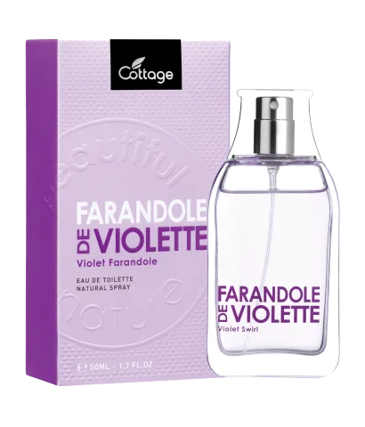 Apa de toaleta pentru femei Violet Swirl, 50ml, Cottage