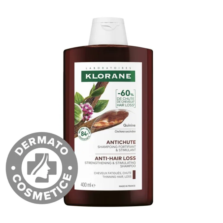 Sampon chinina si floare de colt Bio, 400ml, Klorane