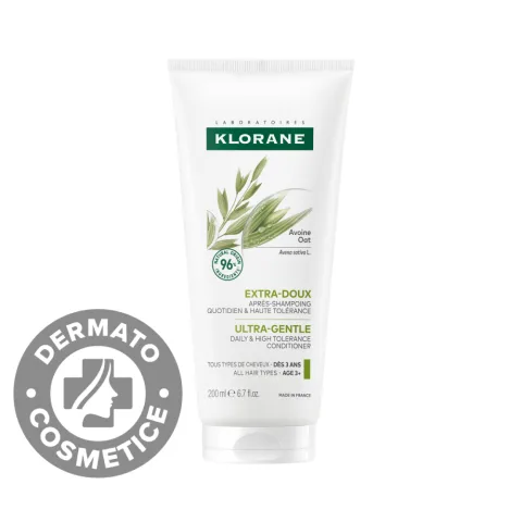 Balsam par cu lapte de ovaz pentru utilizare frecventa, 200 ml, Klorane