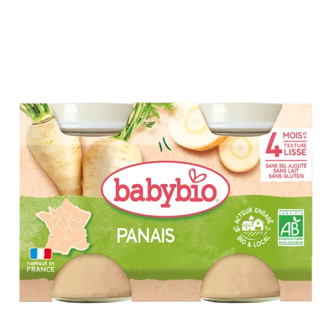 Piure de pastarnac Bio, 2 x 130g, BabyBio