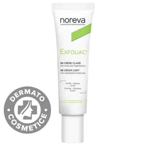 Crema BB anti-imperfectiuni Exfoliac Clair, 30ml, Noreva
