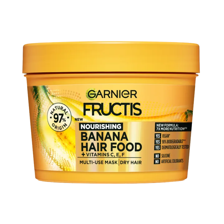 Masca hranitoare pentru parul uscat Hair Food Banana, 390ml, Fructis