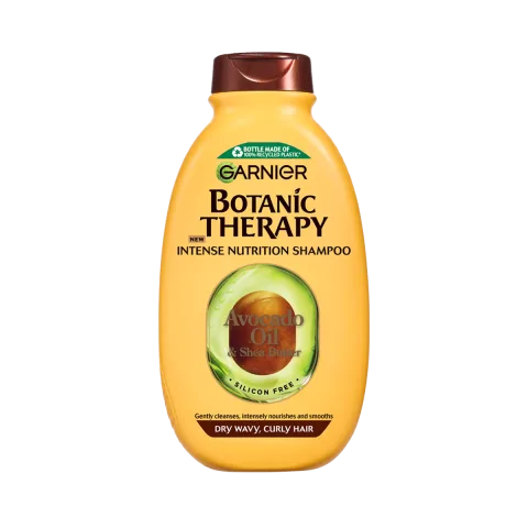 Sampon pentru parul uscat ondulat si cret Botanic Therapy Avocado Oil, 400ml, Garnier