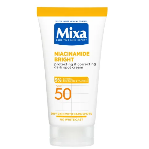 Crema corectoare pete pigmentare pentru piele sensibila SPF50, 50ml, Mixa