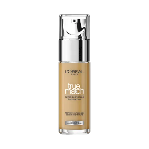 Fond de ten infuzat cu acid hialuronic True Match 4DW Golden Natural, 30ml, L'Oreal Paris