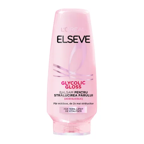 Balsam pentru stralucirea parului Glycolic Gloss, 200 ml, Elseve