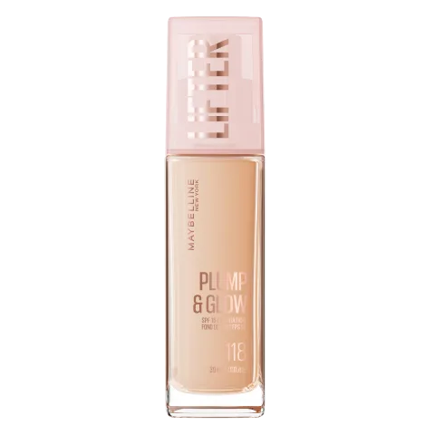 Fond de ten Lifter Plump & Glow Nr. 118, 30ml, Maybelline